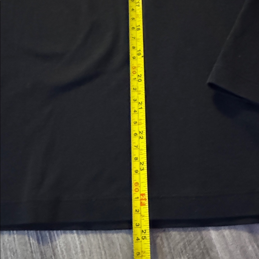 Robert Barakett large 1/4 Zip Pullover shirt top men’s $125 black long sleeve - Picture 4 of 9